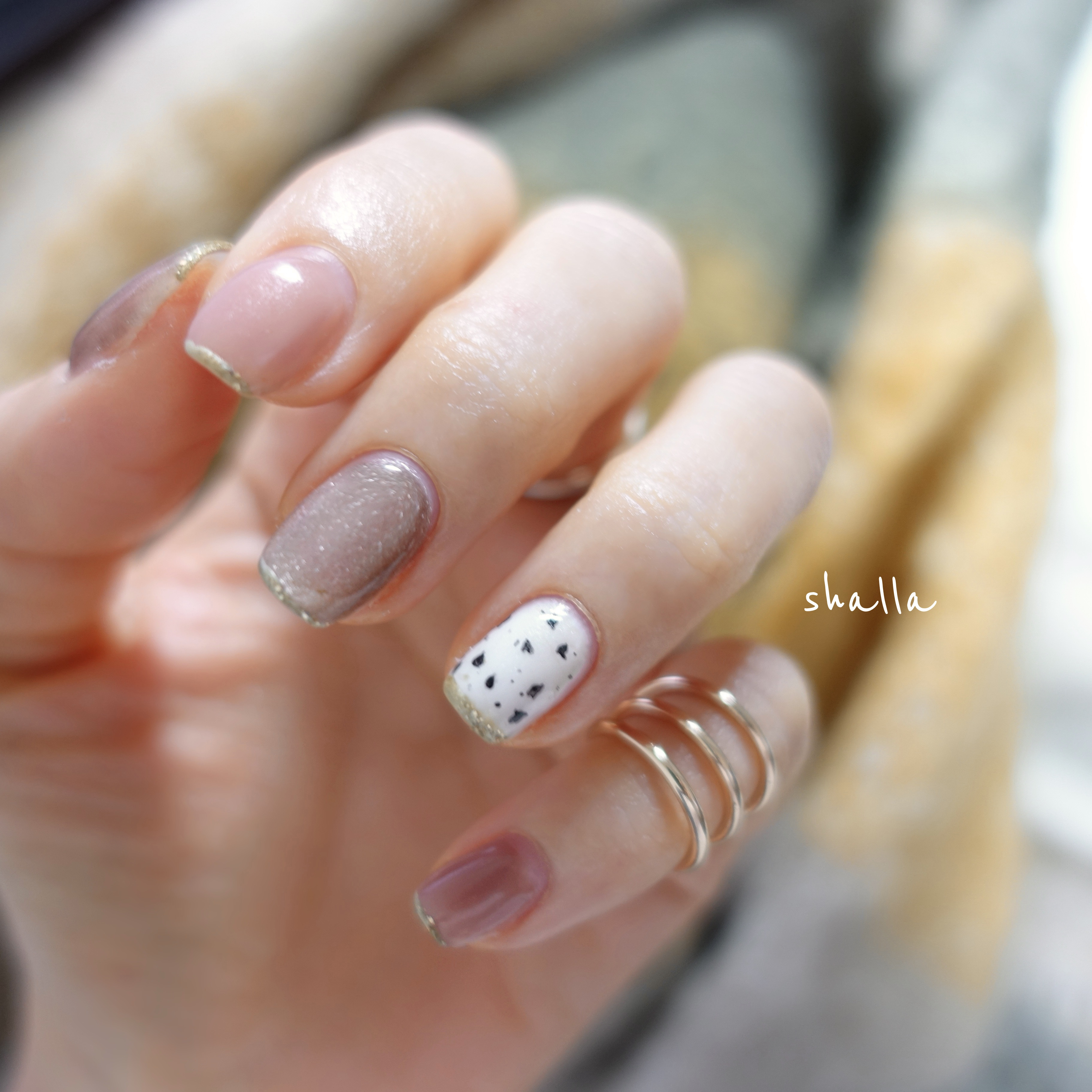 BRG ジェルネイル/DAISO/ジェルネイルを使ったクチコミ（3枚目）