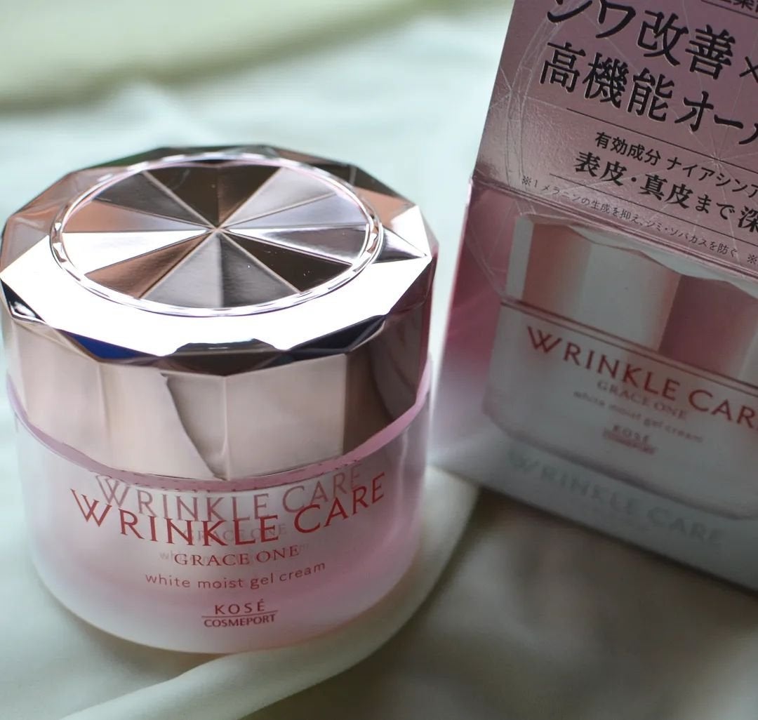 リンクルケア ホワイト モイストジェルクリーム/グレイスワン/オールインワン化粧品を使ったクチコミ(2枚目)