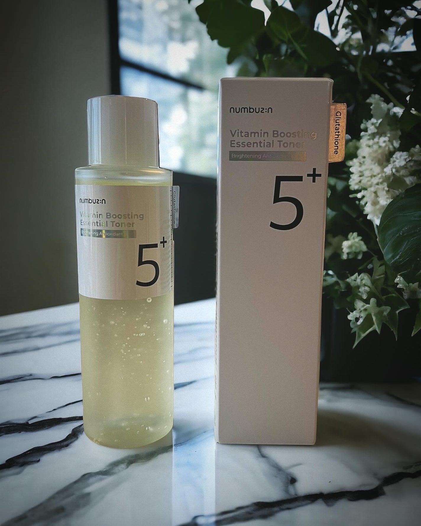 5番 白玉グルタチオンCエッセンシャルトナー/numbuzin/化粧水を使ったクチコミ(4枚目)