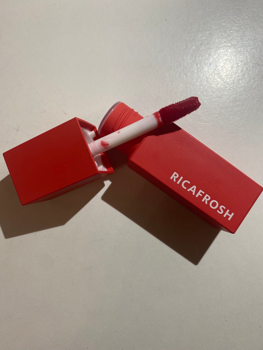 ジューシーリブティント/RICAFROSH/リップティントを使ったクチコミ(2枚目)