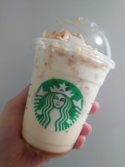 バターキャラメル ミルフィーユ フラペチーノ/スターバックス/ドリンクを使ったクチコミ(3枚目)