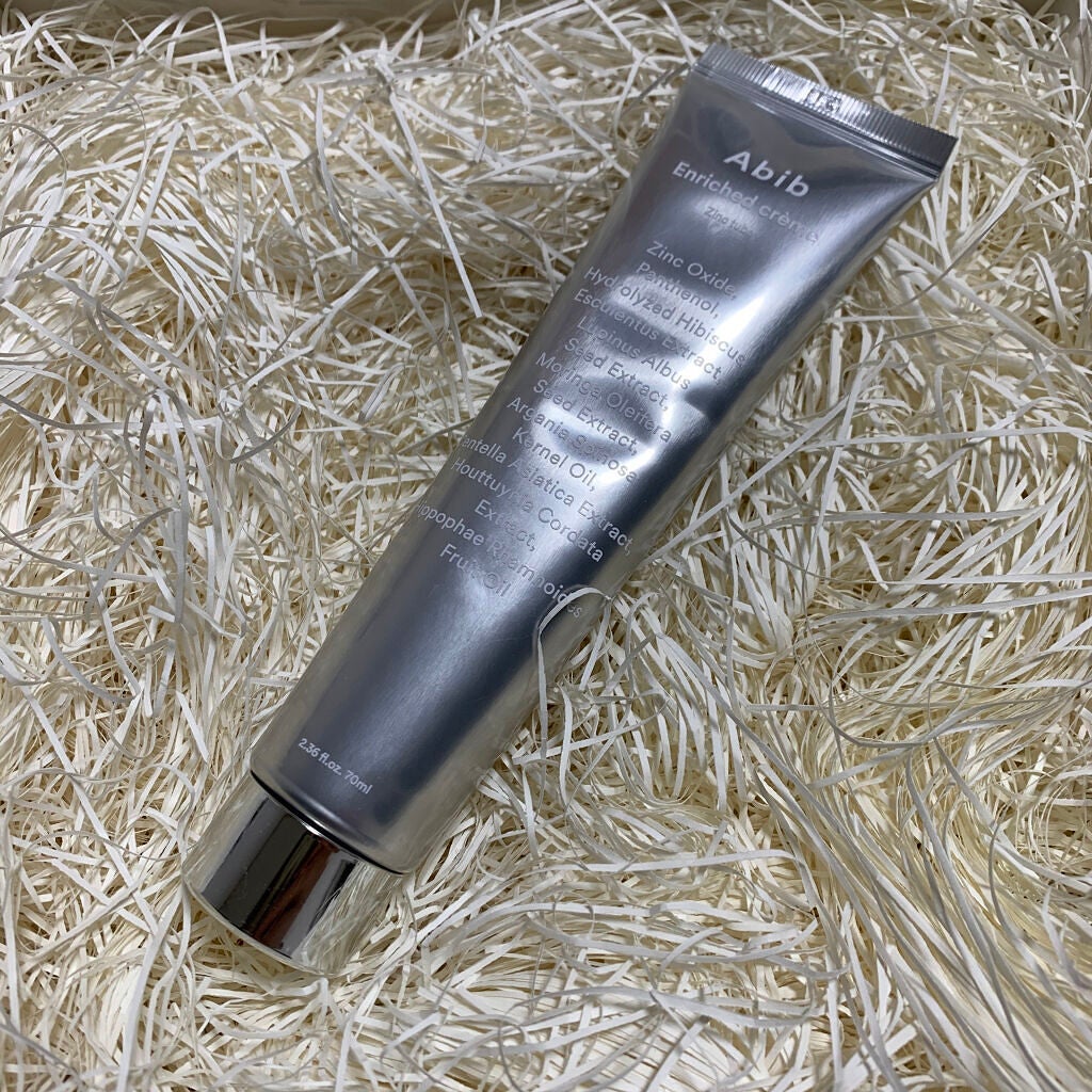 エンリッチクリームジンクチューブ/Abib /フェイスクリームを使ったクチコミ(1枚目)