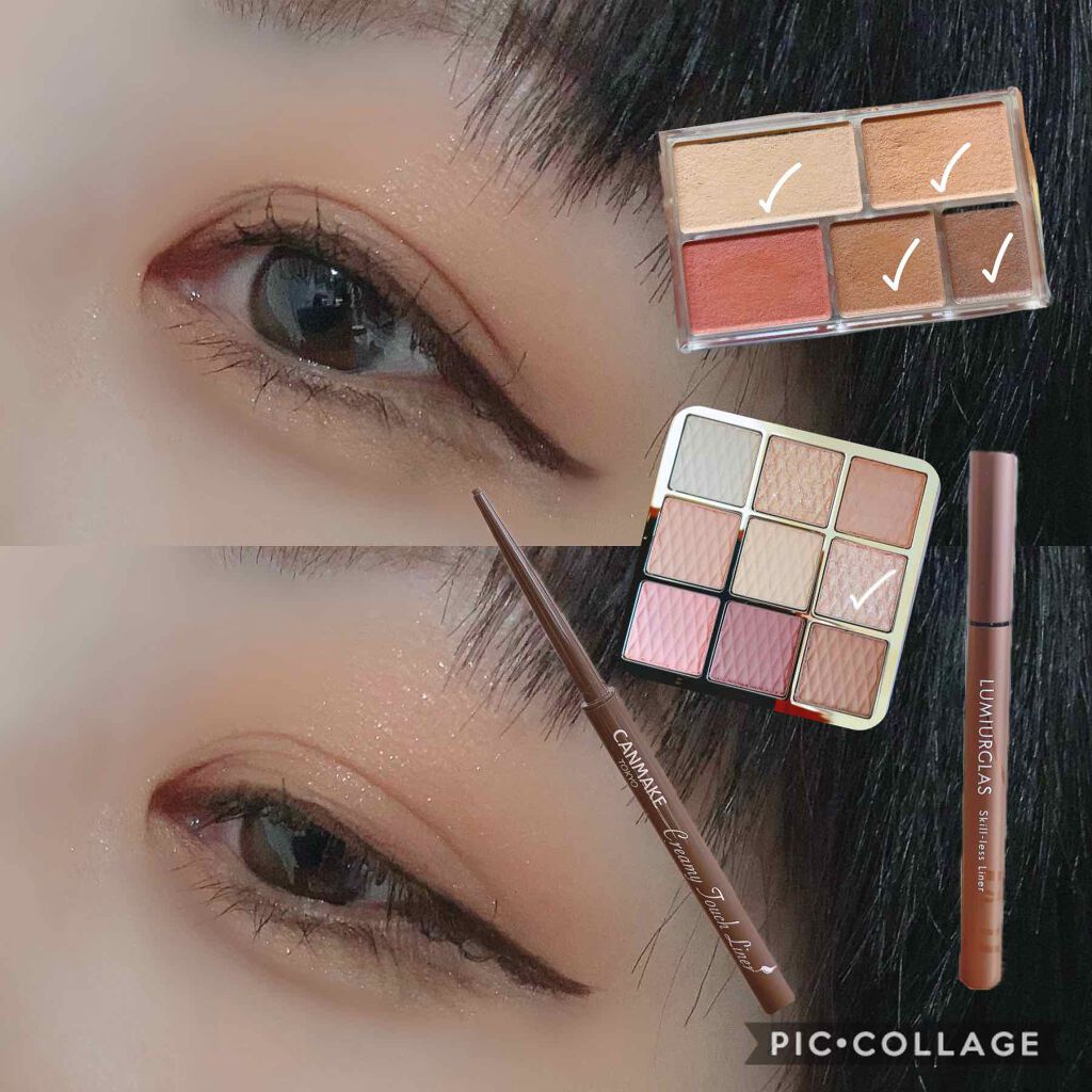 ソフトクレイビームアイシャドウパレット/AMIOK/ジェル・クリームアイシャドウを使ったクチコミ（3枚目）