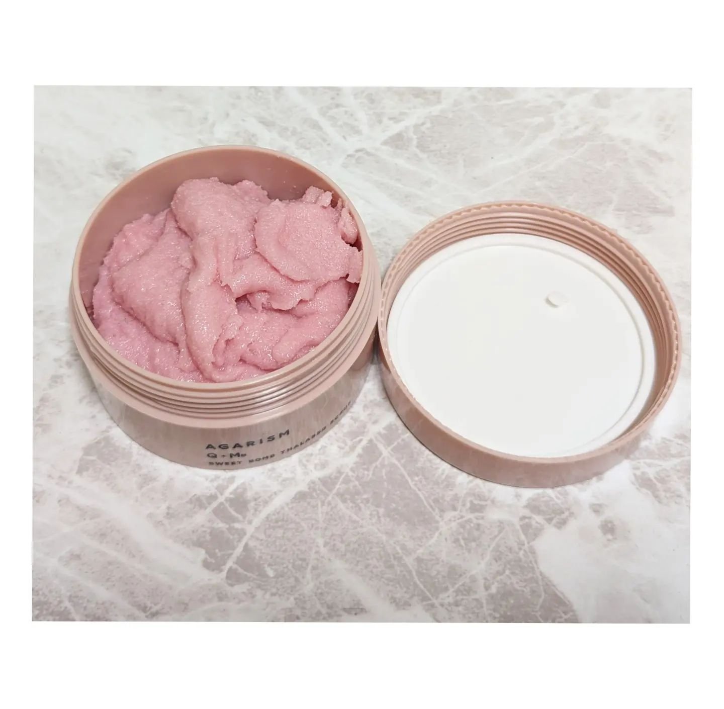 Q+Me スウィート ボム タラソ スクラブ 360g/AGARISM/バストケア・ヒップケアを使ったクチコミ（3枚目）