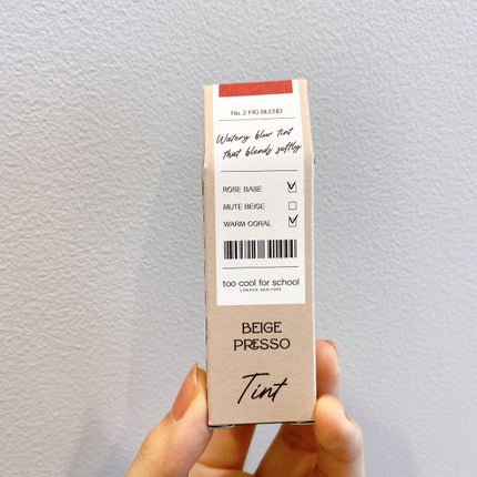 ベージュプレッソティント #02 FIG BLEND/too cool for school/リップグロスの画像