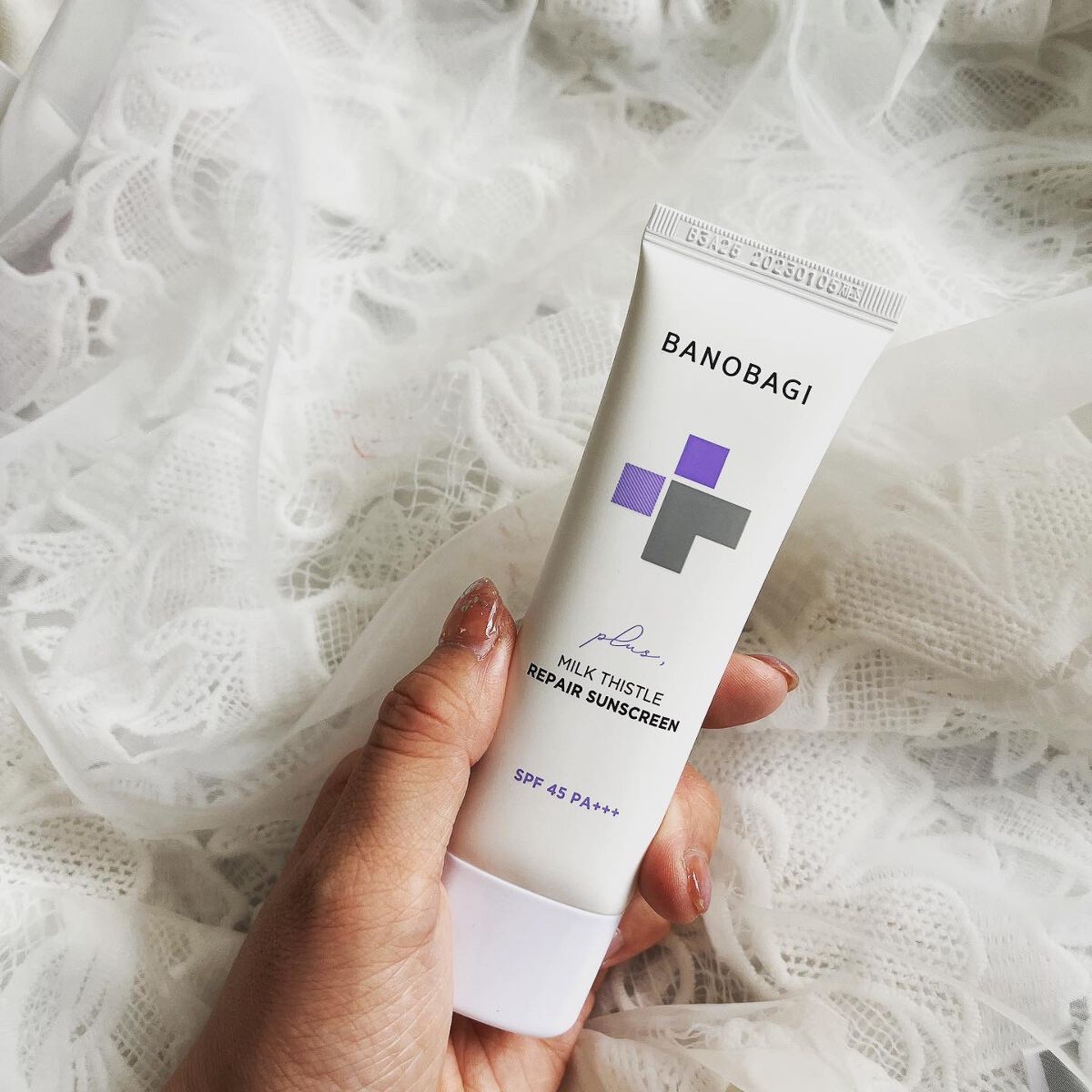 ミルクシスルリペアシカサンスクリーンプラス/BANOBAGI/日焼け止めミルクを使ったクチコミ（2枚目）