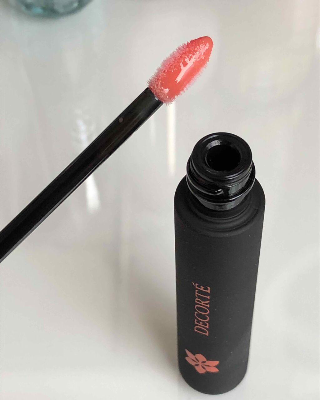 ティント リップグロス 05 sunny couture/DECORTÉ/リップグロスを使ったクチコミ（2枚目）