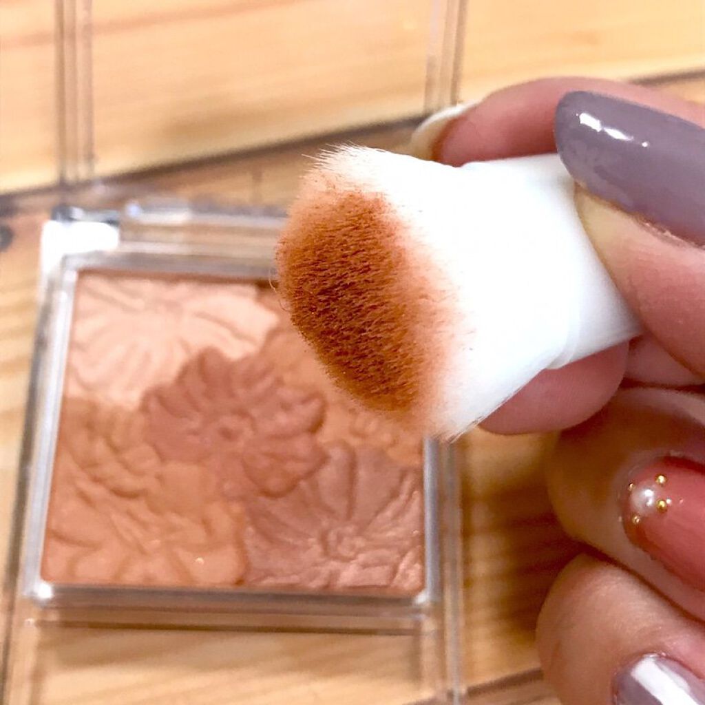 グロウフルールチークス 15 コッパーフルール/キャンメイク/パウダーチークを使ったクチコミ（3枚目）