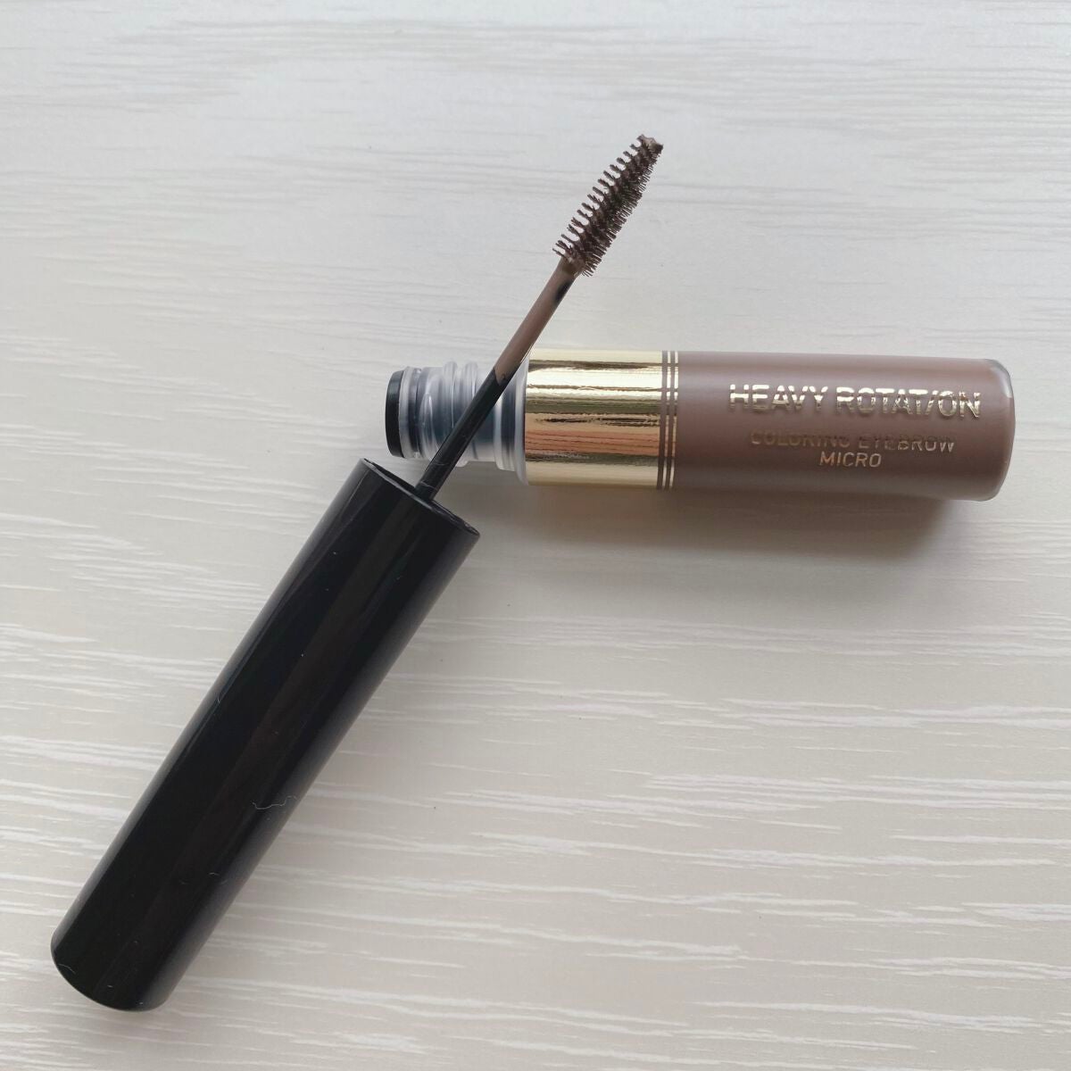 カラーリングアイブロウ マイクロ/ヘビーローテーション/眉マスカラを使ったクチコミ(2枚目)