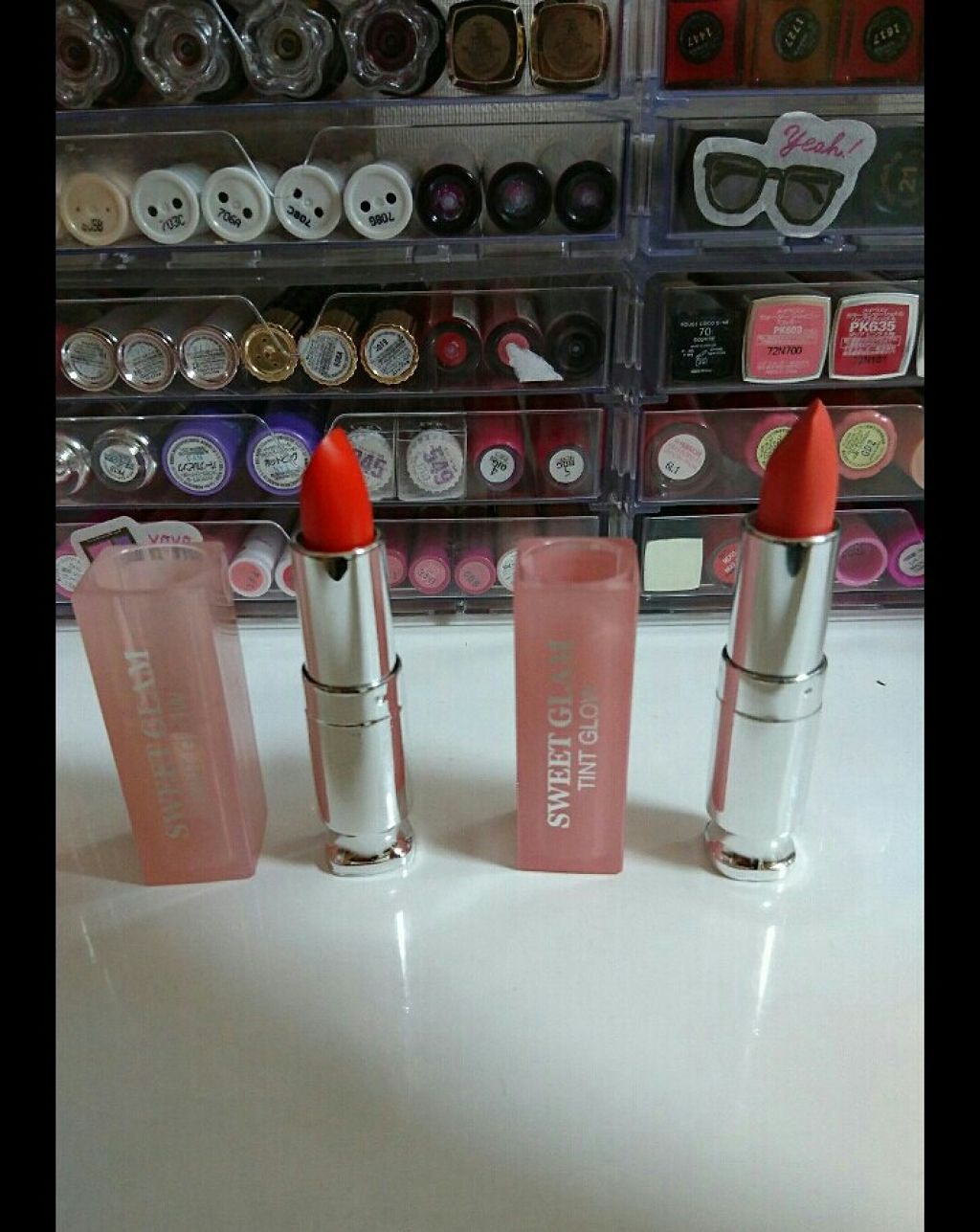 SWEET GLAM TWO TONE GLOW/SECRET KEY/口紅を使ったクチコミ(1枚目)