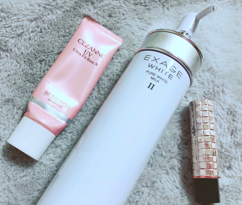 使いきりコスメ♡
①ALBION エクサージュホワイト
ピュアホワイトミルクⅡ

もう何本目か分からないくらいリピしてます♡
いろいろ浮気しても結局戻ってしまう🙈
匂いもとってもいい匂い◎
美白効果もありながら保湿力も🙆
次も同じものを