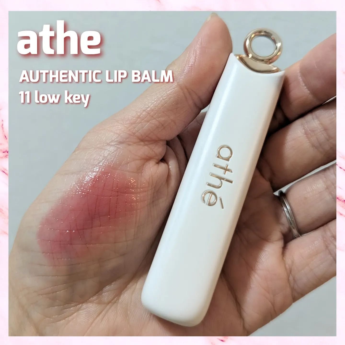 オーセンティック リップ バーム/athé/口紅を使ったクチコミ（1枚目）