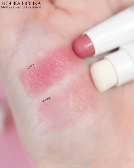 メロウブラーリングリップペンシル/HOLIKA HOLIKA/リップライナーを使ったクチコミ(4枚目)