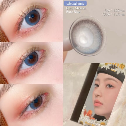 Daisy Shower 1Day/chuu LENS/ワンデー(1DAY)カラコンを使ったクチコミ(6枚目)