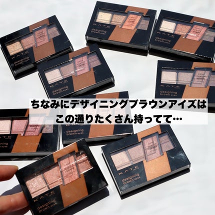 デザイニングブラウンアイズ/KATE/アイシャドウパレットを使ったクチコミ(9枚目)
