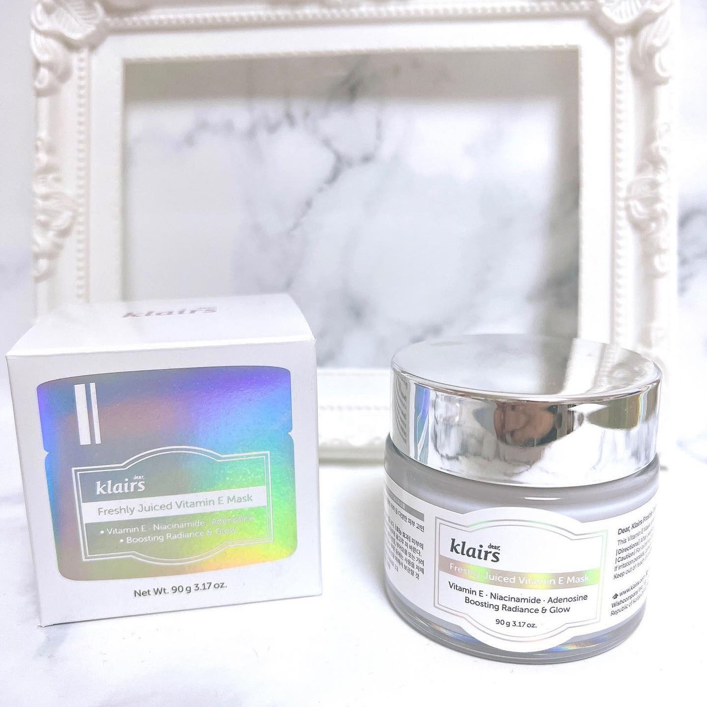 フレッシュリージュースドビタミンEマスク(90g)/Klairs/フェイスクリームを使ったクチコミ(1枚目)