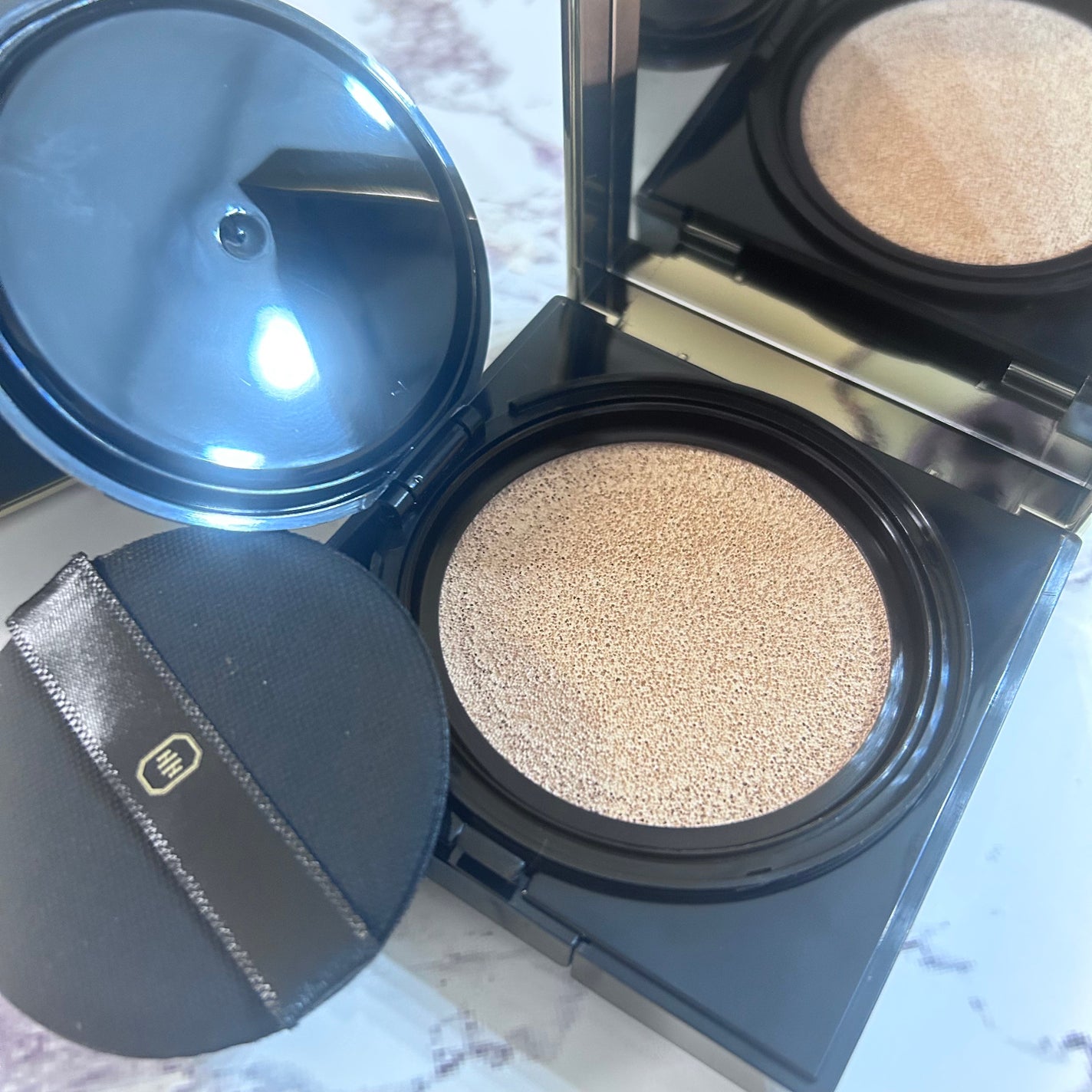 レタッチフィルターファンデーション/H×H/クッションファンデーションを使ったクチコミ(4枚目)