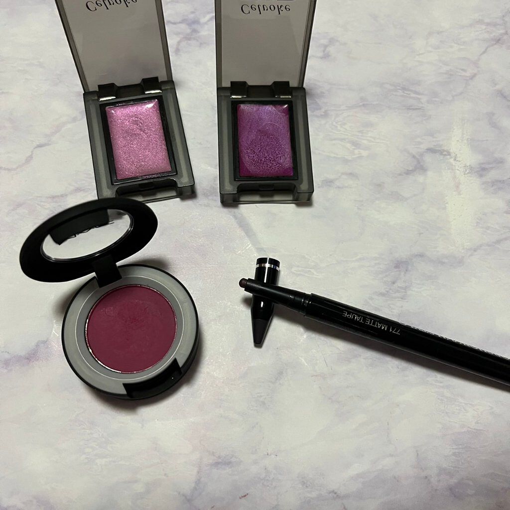 セルヴォーク ヴォランタリー アイズ 35 ヴィジョナリーパープル/Celvoke/単色アイシャドウを使ったクチコミ（1枚目）