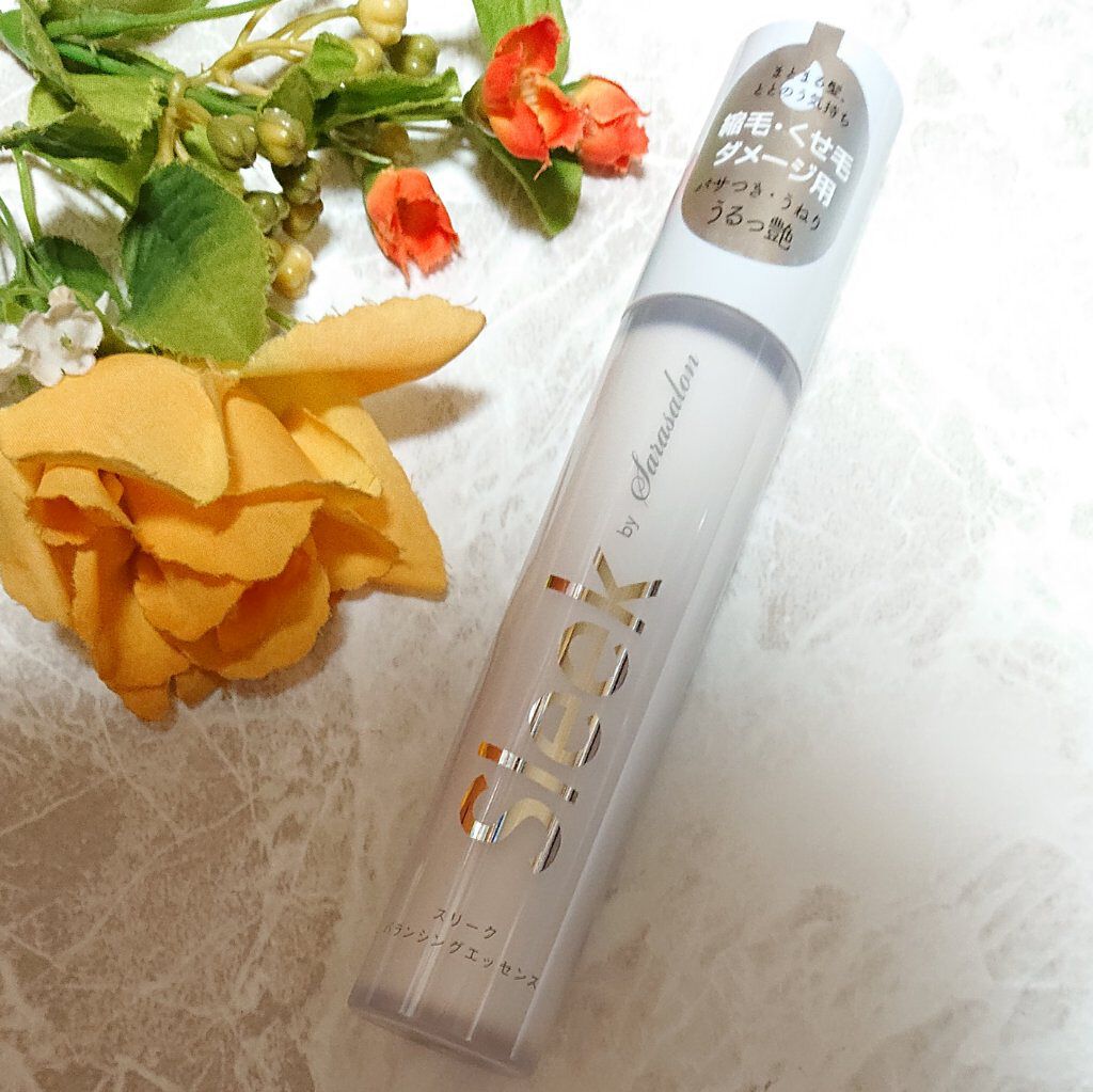 スリーク by サラサロン スリーク by サラサロン バランシングエッセンスのクチコミ「うねり髪・パサつき髪にうるおいとツヤをという商品でドライヤーなどの熱に反応し、髪を柔らかくして.....」（1枚目）