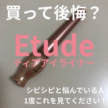 ティアー アイライナー BE101/ETUDE/リキッドアイライナーを使ったクチコミ（1枚目）