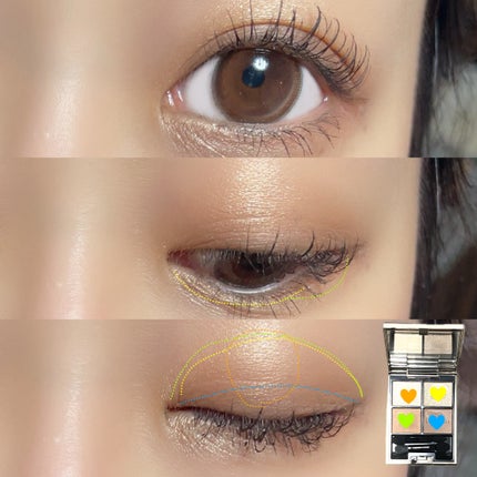 アイカラーレーション/LUNASOL/アイシャドウパレットを使ったクチコミ(3枚目)