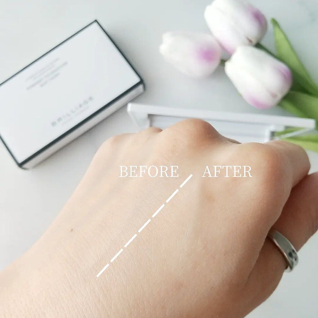 パウダリーファンデーション ソフトシャイニー/ブリリアージュ/パウダーファンデーションを使ったクチコミ(5枚目)