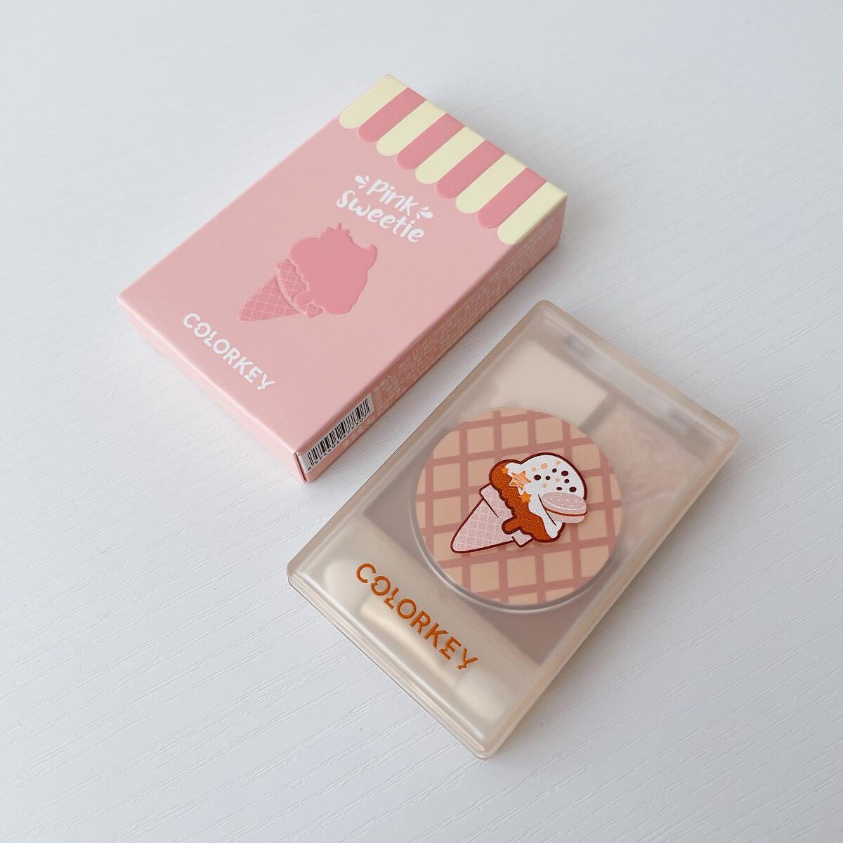 四色アイシャドウパレット/COLORKEY/アイシャドウパレットを使ったクチコミ（2枚目）