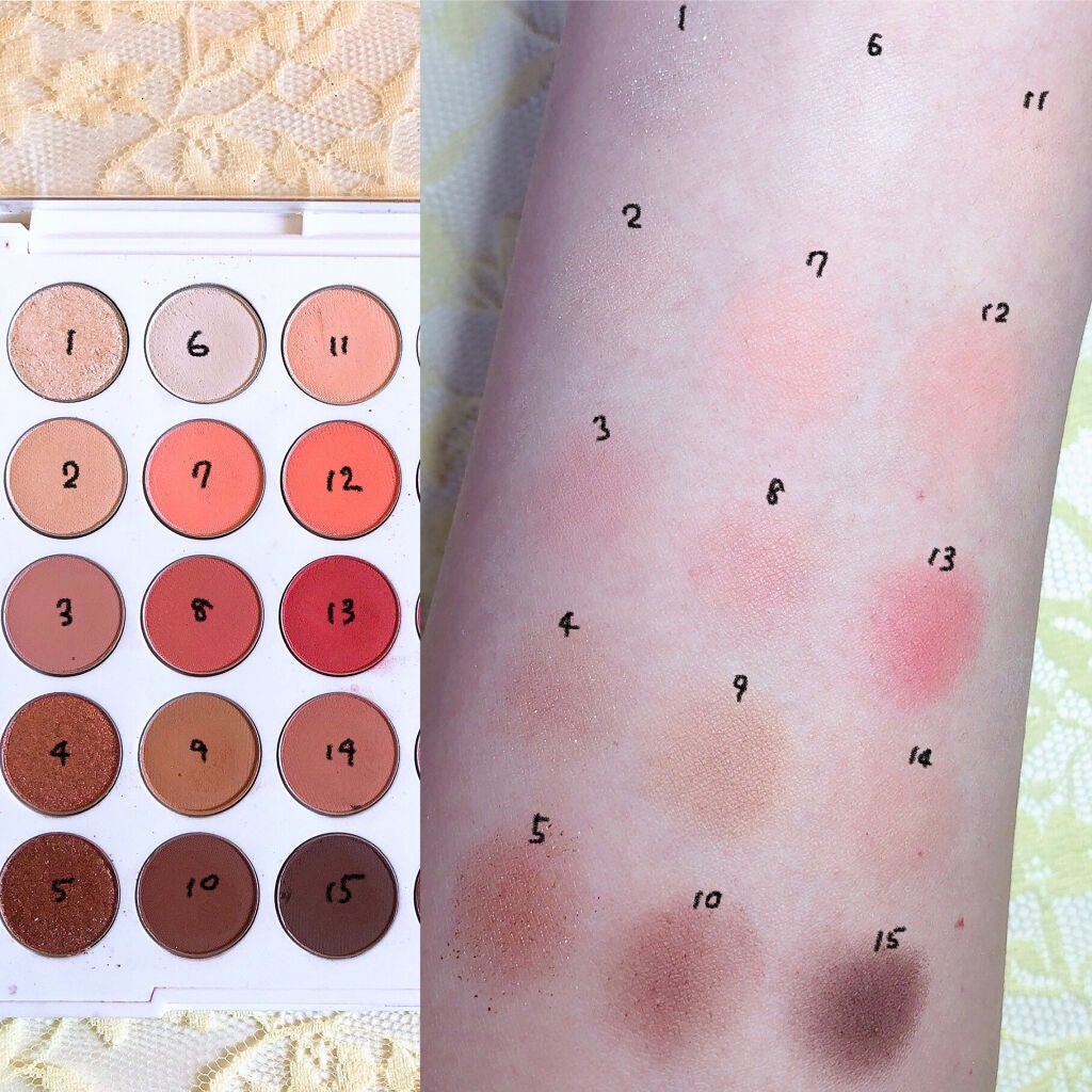 アイシャドウパレット spring edition/ネイチャーリパブリック/アイシャドウパレットを使ったクチコミ(3枚目)