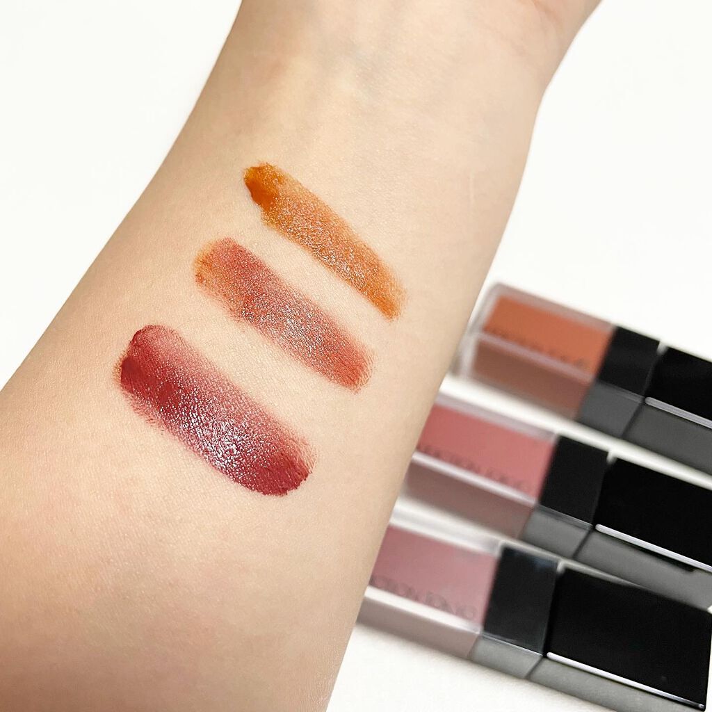 ザ マット リップ リキッド　“ミニ トリオ” 002 テラコッタ セレクション/ADDICTION/口紅を使ったクチコミ（3枚目）