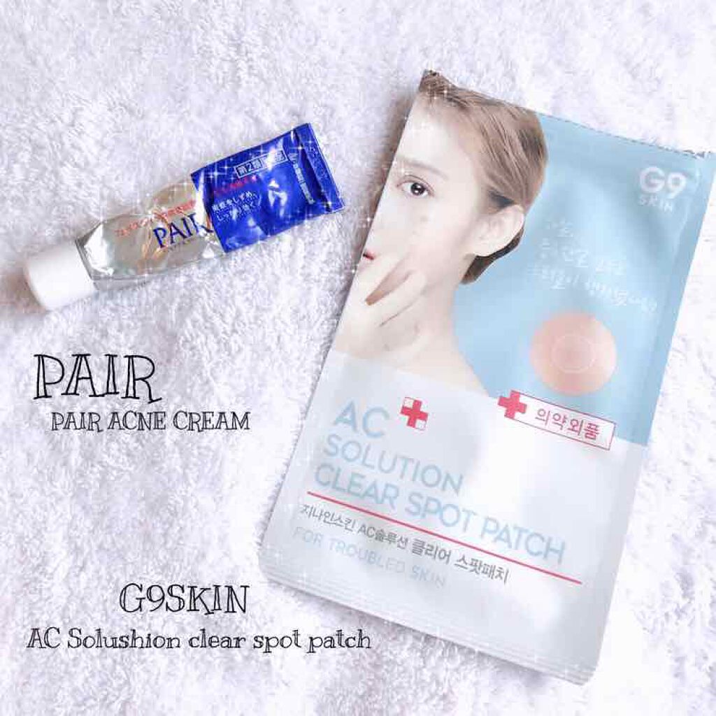 AC SOLUTION CLEAR SPOT PATCH/G9SKIN/にきびパッチを使ったクチコミ(1枚目)