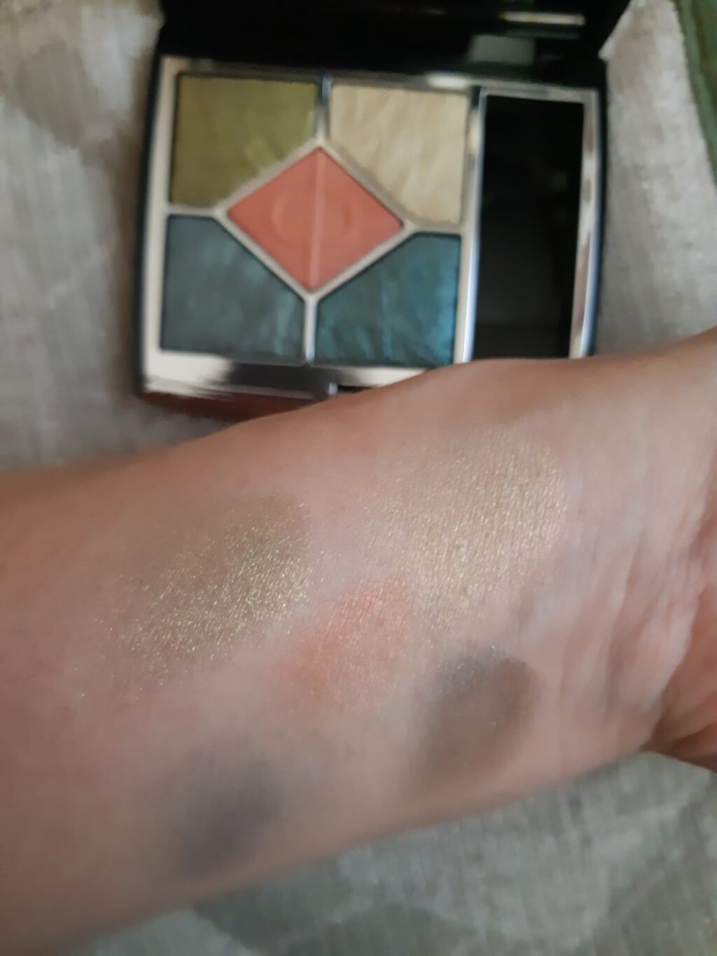 サンク クルール クチュール＜バーズ オブ ア フェザー＞ 459 ナイト バード/Dior/アイシャドウパレットを使ったクチコミ（2枚目）