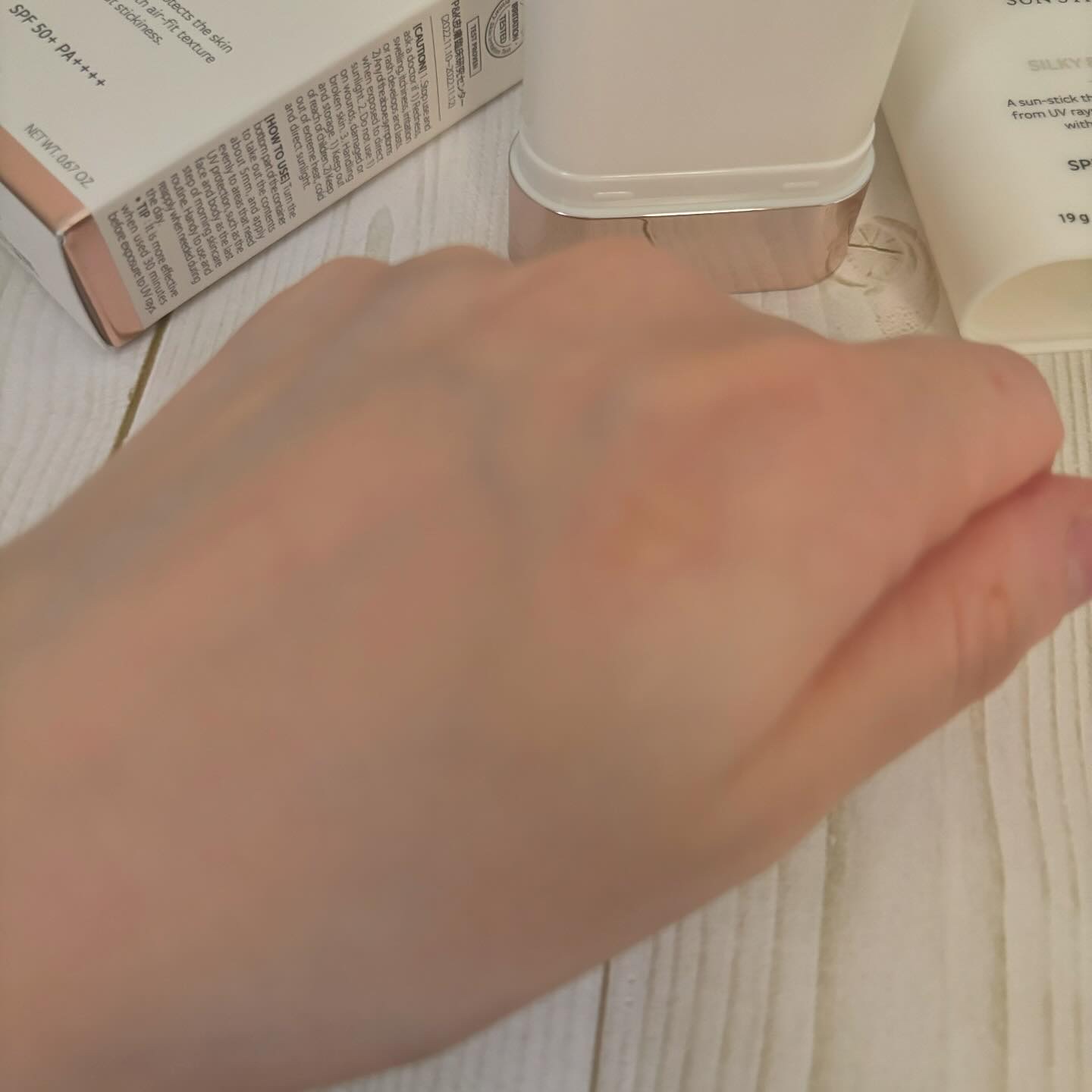 エアーフィットフレッシュサンスティック/ダルバ/日焼け止めスティックを使ったクチコミ（3枚目）