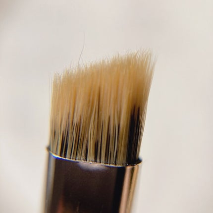 ダブルエンドアイブロウブラシ熊野筆/&be/メイクブラシを使ったクチコミ(3枚目)