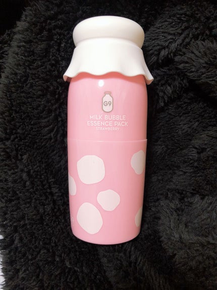 MILK BUBBLE ESSENCE PACK #STRAWBERRY/G9SKIN/美容液を使ったクチコミ(1枚目)