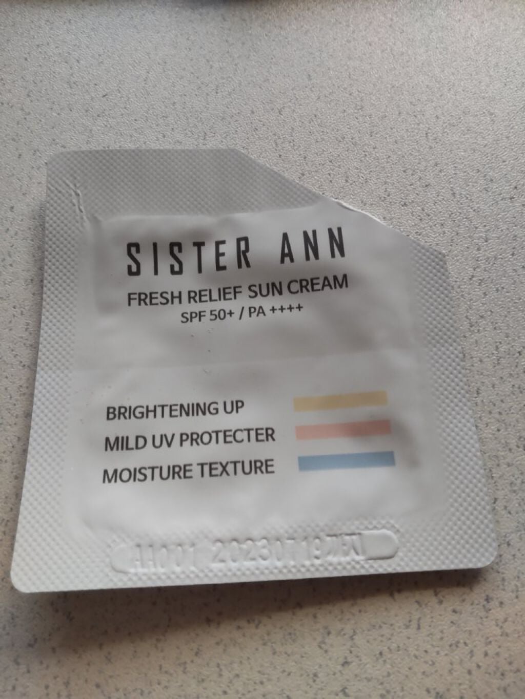 フレッシュリリーフ日焼け止めクリーム/SISTER ANN/日焼け止めクリームを使ったクチコミ(1枚目)