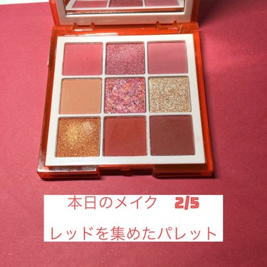  诗蒂娅九色眼影盘 (9 Colors Eye Shadow Palette) P106 Strawberry/SHEDELLA/アイシャドウパレットを使ったクチコミ（1枚目）