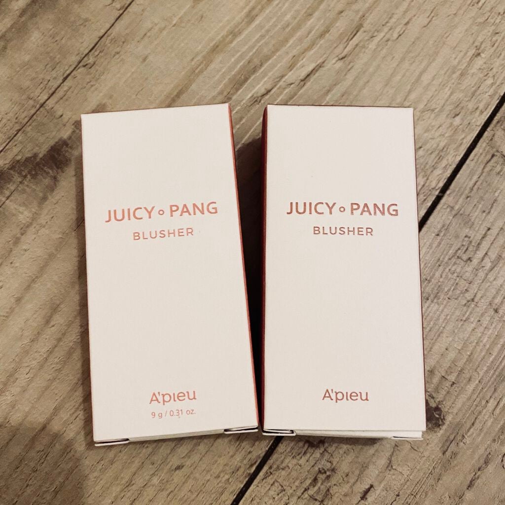 ジューシー パン ウォーター ブラッシャー/A’pieu/リキッドチークを使ったクチコミ(2枚目)