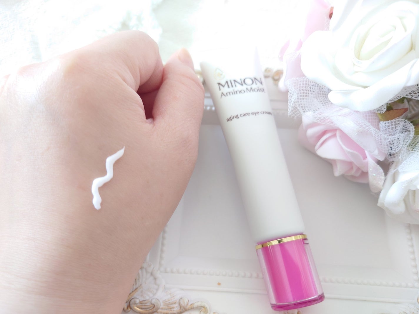 ミノン アミノモイスト エイジングケア アイクリーム/ミノン/アイケア・アイクリームを使ったクチコミ(4枚目)