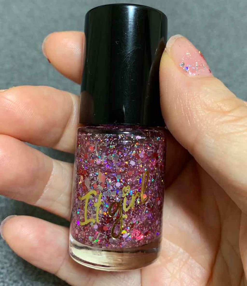 ITGグリッターネイル/DAISO/マニキュアを使ったクチコミ（1枚目）