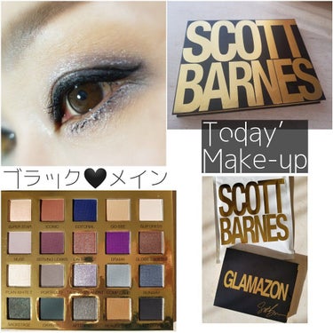 GLAMAZON PIGMENT PALETTE/Scott Barnes/パウダーアイシャドウを使ったクチコミ（1枚目）