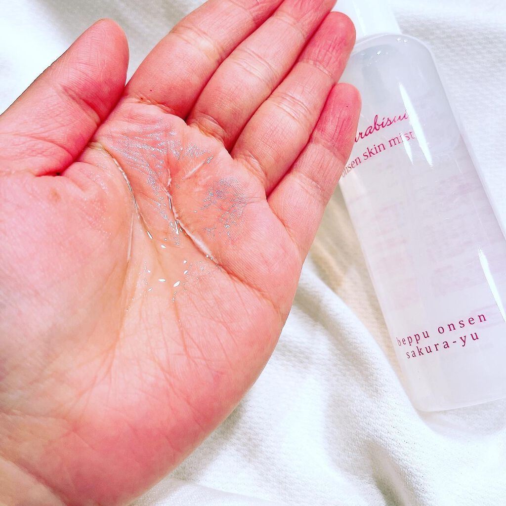 misamisa0826/フォロバ100❤️ on LIPS 「・桜美水ローション♪・『美肌の湯』と言われる別府温泉の源泉がた..」(3枚目)
