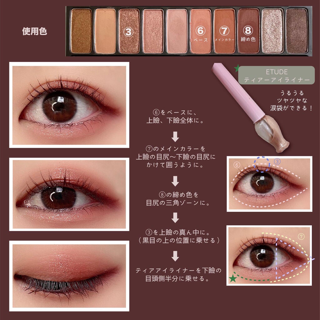 ティアー アイライナー/ETUDE/リキッドアイライナーを使ったクチコミ(2枚目)