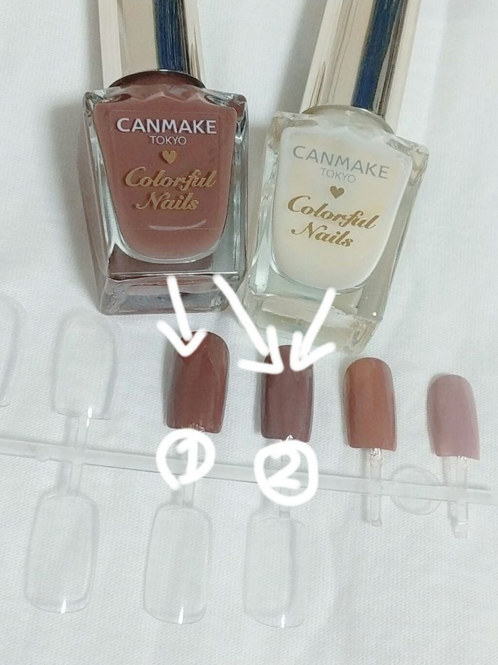 カラフルネイルズ/キャンメイク/マニキュアを使ったクチコミ(3枚目)