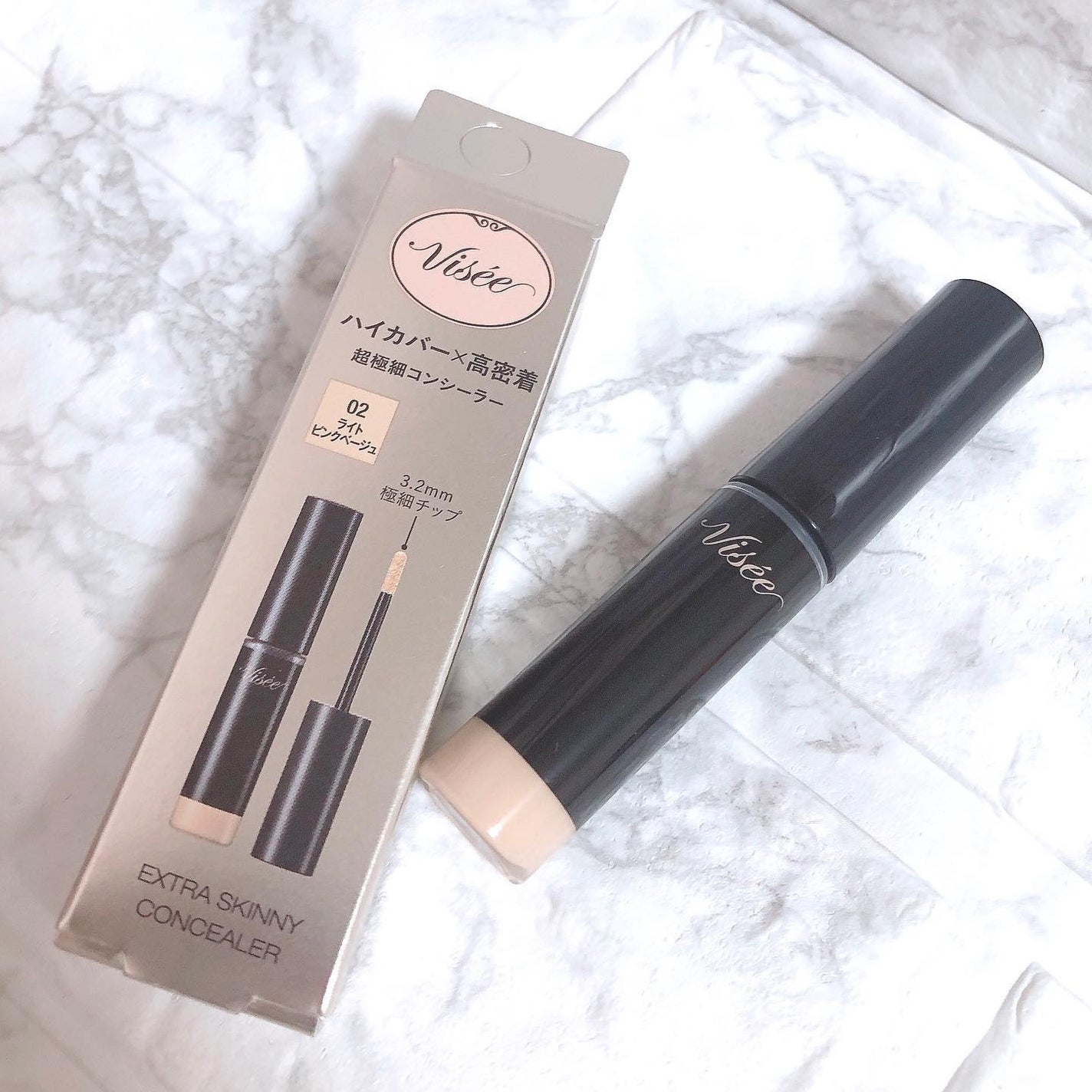 エクストラ スキニー コンシーラー/Visée/リキッドコンシーラーを使ったクチコミ(4枚目)