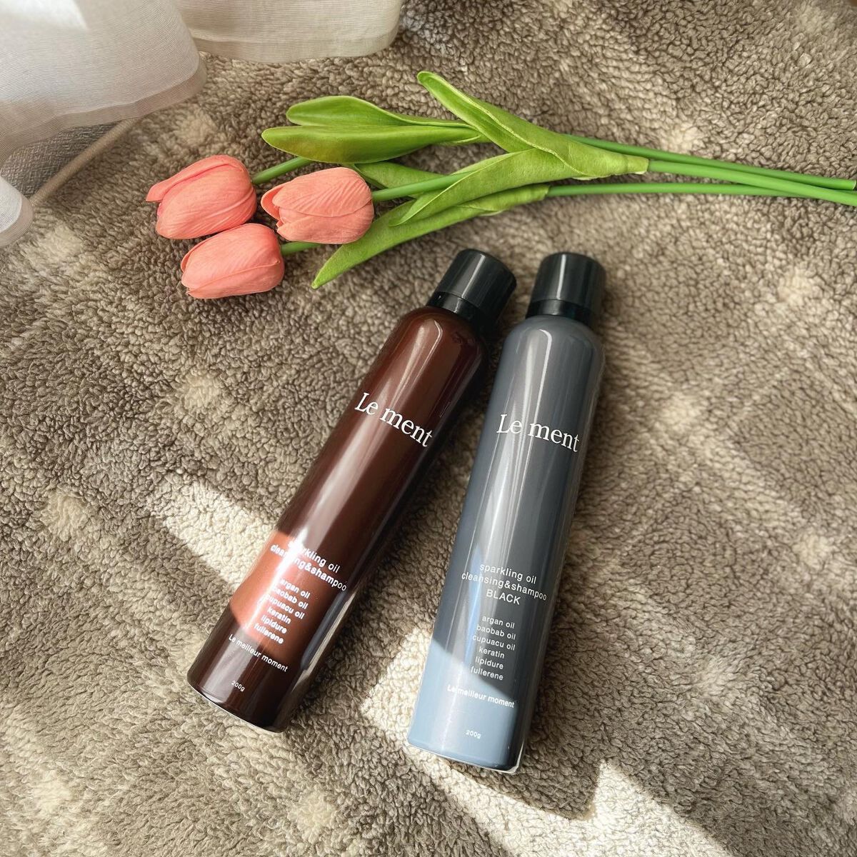 スパークリングオイル クレンジング＆シャンプー ブラック /Le ment/市販シャンプーを使ったクチコミ（1枚目）