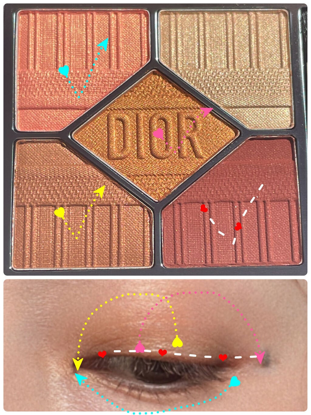 【旧】サンク クルール クチュール/Dior/アイシャドウパレットを使ったクチコミ(3枚目)