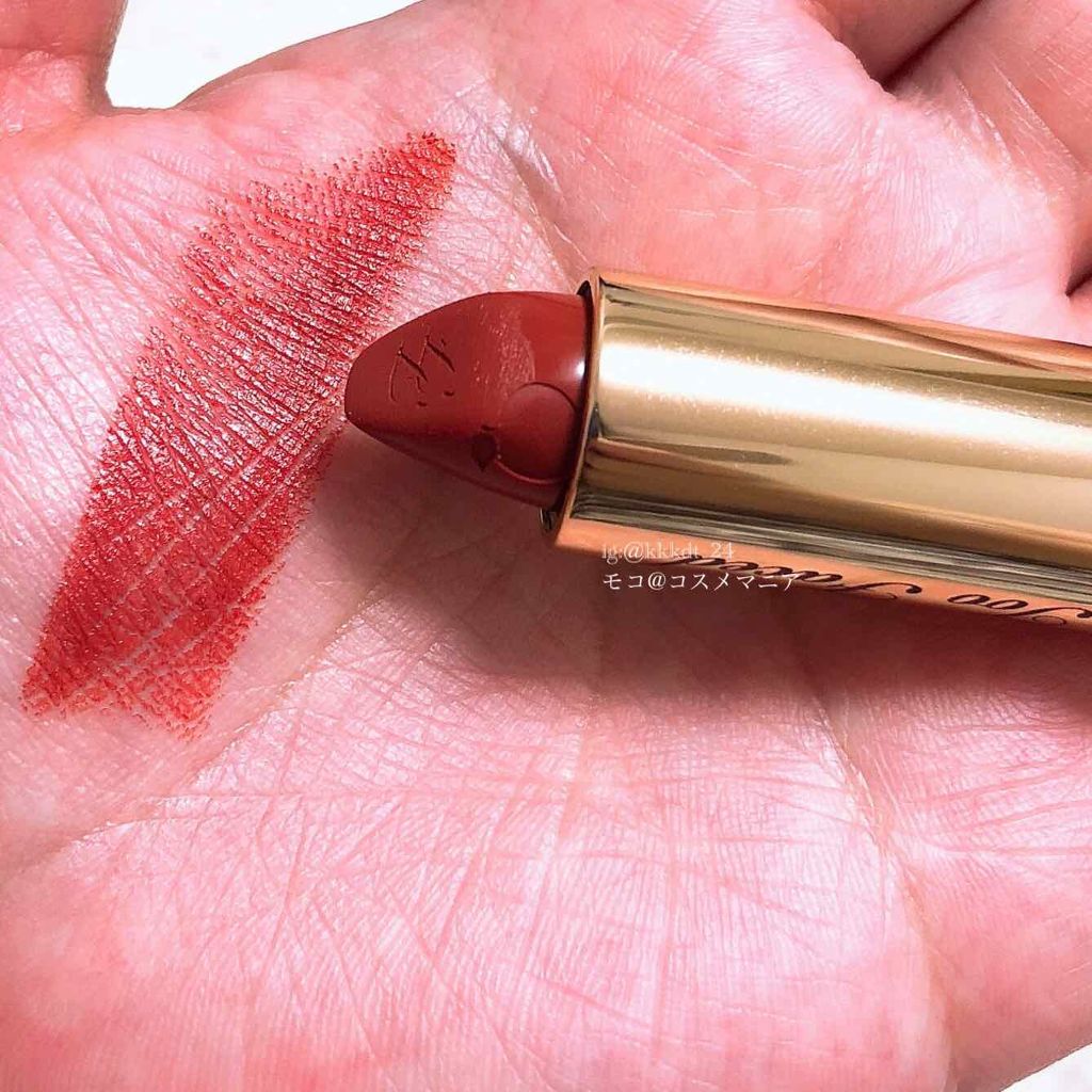 ジューシー マット ロングウェア リップスティック チル ピル/Too Faced/口紅を使ったクチコミ（3枚目）