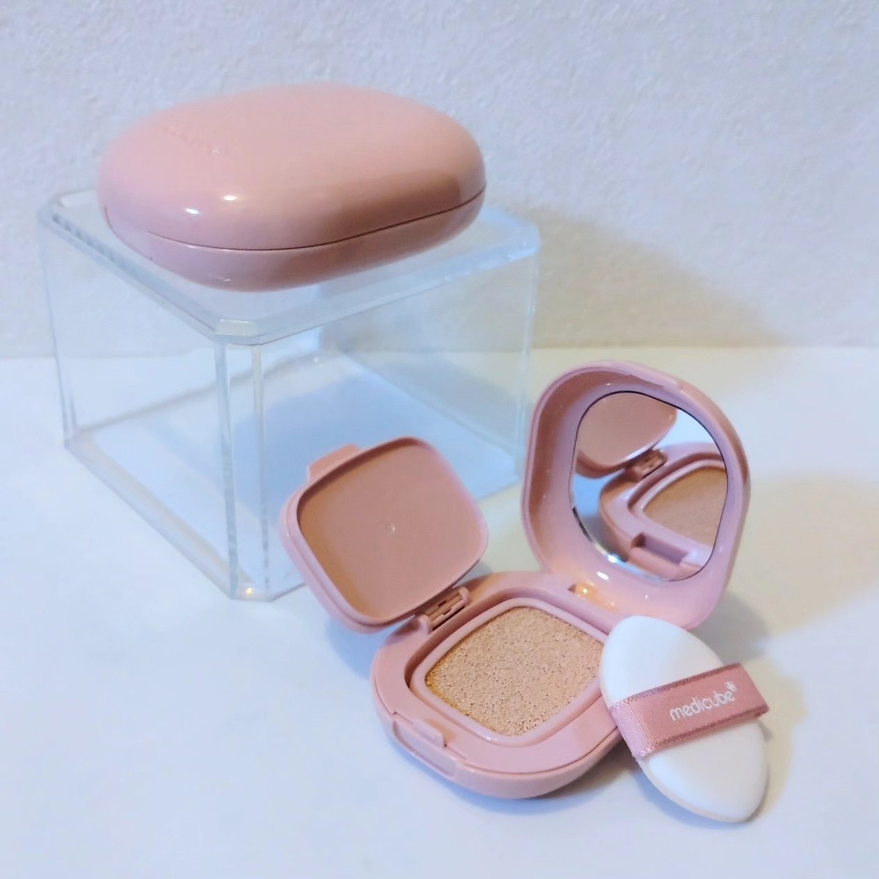 MEDICUBE プロ グルタチオン グロウクッションファンデーションのクチコミ「🤍medicube
グルタチオンクッションファンデーション
グロウ/ベルベット

白玉みたいに.....」（3枚目）