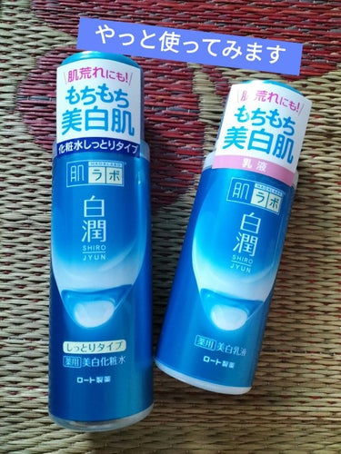 白潤 薬用美白化粧水(しっとりタイプ)/肌ラボ/化粧水を使ったクチコミ（1枚目）