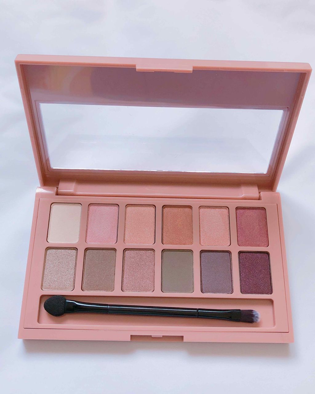 ヌードパレット ブラッシュド/MAYBELLINE NEW YORK/アイシャドウパレットを使ったクチコミ(2枚目)